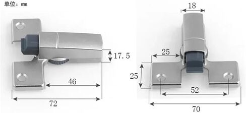 4 قطعة عازلة من سبائك الزنك قابلة للتعديل، مثبط ناعم أقرب، خزانة مطبخ خشبية، أبواب من الألومنيوم، مفصلات هادئة عازلة in Kuwait