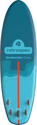 Retrospec Weekender Crew Inflatable Paddle Board - 12ft & 15ft XL Multi-Person iSUP with 400 & 1050lb Capacity & No-Slip Deck - Includes 2 Paddles & Accessories in Saudi Arabia