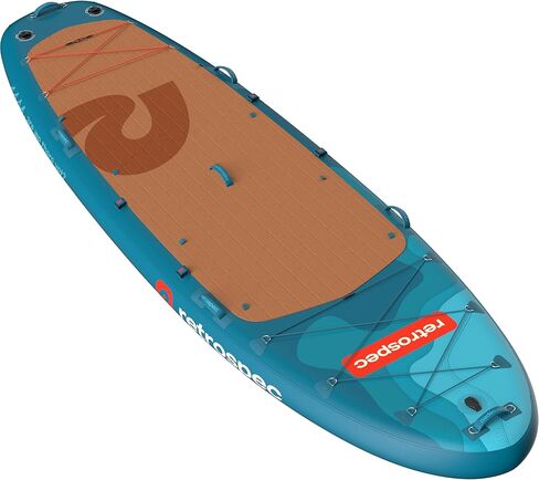 Retrospec Weekender Crew Inflatable Paddle Board - 12ft & 15ft XL Multi-Person iSUP with 400 & 1050lb Capacity & No-Slip Deck - Includes 2 Paddles & Accessories in Saudi Arabia