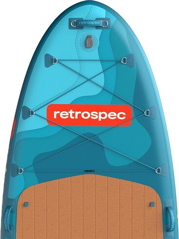 Retrospec Weekender Crew Inflatable Paddle Board - 12ft & 15ft XL Multi-Person iSUP with 400 & 1050lb Capacity & No-Slip Deck - Includes 2 Paddles & Accessories in Saudi Arabia
