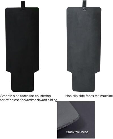 Sliding Pad for Ninja SLUSHi Max FS605 Series, Non-Slip Mat with Storage Strap, Countertop Protection Accessory, Black, 9x22.4 Inch in Saudi Arabia