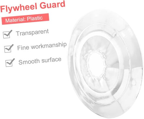 BESPORTBLE 2Pcs Mountain Bike Flywheel Guard Transparent Rear Hub Protector Cover for Bike Spokes Durable Design Easy Installation Bike Supplies for Enhanced Protection in Saudi Arabia