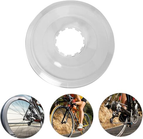 BESPORTBLE 2Pcs Mountain Bike Flywheel Guard Transparent Rear Hub Protector Cover for Bike Spokes Durable Design Easy Installation Bike Supplies for Enhanced Protection in Saudi Arabia
