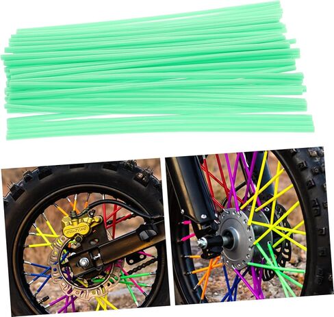 144Pcs Cycling Security Tapes for Motorcycle and Bicycle Wheel Covers Durable Rim Wraps for Enhanced Visibility and Protection Fits Spokes and Rims in Saudi Arabia