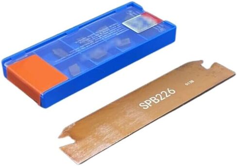 10PCS SP200 Carbide Inserts with SPB226 Parting Grooving Cut-Off Tool Holder in Saudi Arabia