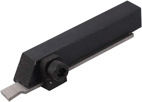 Parting Off Tool Holder with Parting Blade SIEG S : 10145 Cut-Off Tool and Cutting Blade 10mm, Black in Saudi Arabia