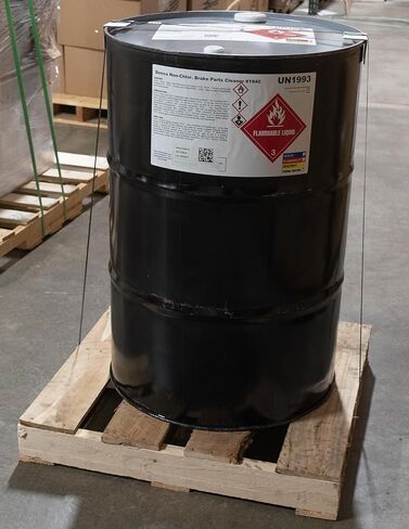 #1940-50 منظف الفرامل وأجزاء Denco - 50 State - أسطوانة سعة 55 جالون - رائحة منخفضة، غير مكلور - متوافق مع المركبات العضوية المتطايرة - سريع الجفاف - درجة صناعية in Kuwait