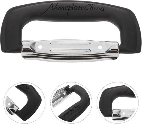 VALICLUD 2pcs Plastic Guitar and Violin Case Handle Replacement with Mounting Screws, Universal Carry Pull Handles for Suitcase, Musical Instrument Box, and Toolbox Accessories in Saudi Arabia