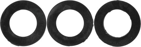 DANCO Leak-Preventing Showerhead Gasket, Black, 3/8-Inch x 3/4-Inch, 3-Pack (80925) in Saudi Arabia