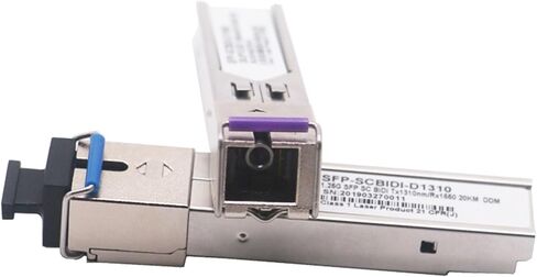 وحدة جيجابت الضوئية 1.25G ألياف SC أحادية الوضع 20 كم SFP-SCBIDI-D1310NM in Kuwait