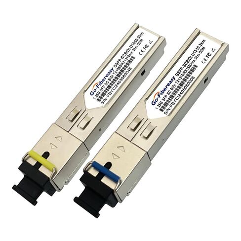 SFP جيجابت أحادية الألياف SC وحدة بصرية SC-BiDi وضع الإرسال 3 كم in Kuwait