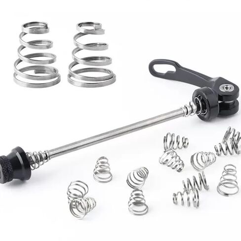 10Pcs Stainless Steel Bike Wheel Skewer Spring Hub Quick Release Lever Shafts for Cycling Mountain Road Hub in Saudi Arabia