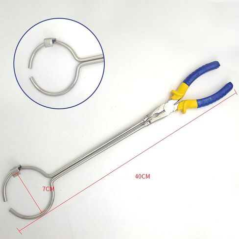SagaSave Crucible Tong, Professional Grade, 15.7 Inches Length, Anti-Slip Jaw Design, for Moving Lab Flask, Beaker, Test Tube in Saudi Arabia