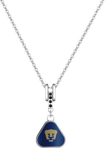 Simran International Pumas UNAM de La Liga MX قلادة من حجر الراين مع حلية شعار الفريق، امتداد 18 بوصة + 2 بوصة in Kuwait