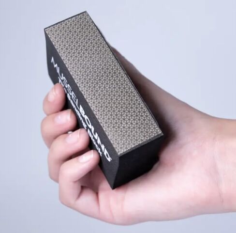 كتلة صنفرة بلاط الحائط من MusselBound® ذات حبيبات مزدوجة (خشنة ومتوسطة) لحواف البلاط ذات لمسة نهائية احترافية سهلة وسريعة. in Kuwait