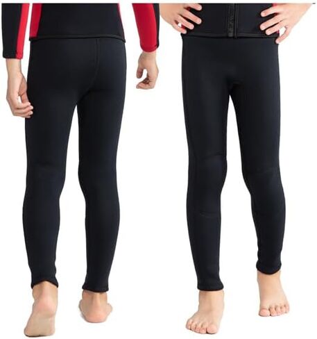 Wetsuit Pants for Kids, Boys Girls Toddles 3mm Wetsuit Neoprene Pants for Water Sports Surfing Swimming Snorkeling Kayaking in Kuwait