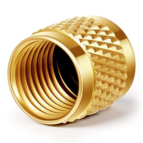 1/4 Flare Cap, Round Brass W/Neoprene O Ring Seal HVAC Valve Caps(50 Pcs) in Kuwait