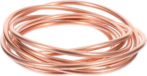 NUOBESTY Soft Copper Tube 2m Length 4x0.5mm Thin Wall Refrigeration Tubing Coil for Air Conditioner and Freezer Hvac Copper Tubing Replacement in Saudi Arabia