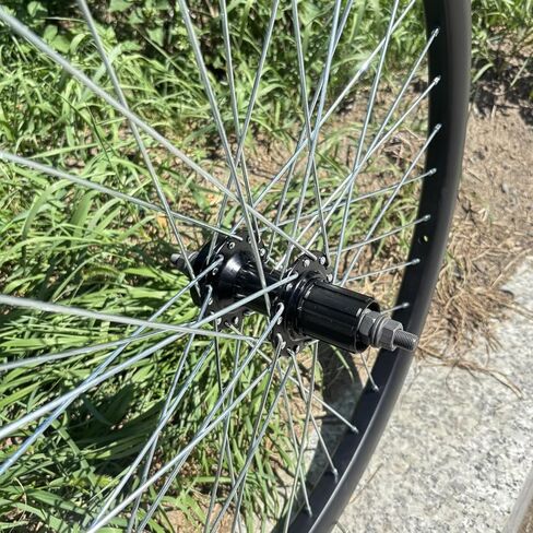 26" Rear Bicycle Wheel Only fit Cassette Freewheel, 26 inch Rear Bike Rim Double Wall Aluminum Wheel Heavy Duty 12G 36 Spokes for MTB/Road/Cruiser Bicycles (Bike Rim Size 22.44“) in Kuwait