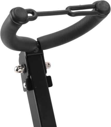 Folding Saxophone Stand, Adjustable Alto Tenor Sax Holder Rack with Soft Pads and Chain Lock, Portable Metal Tripod Base for Studio Display or On - the - Go Use in Kuwait