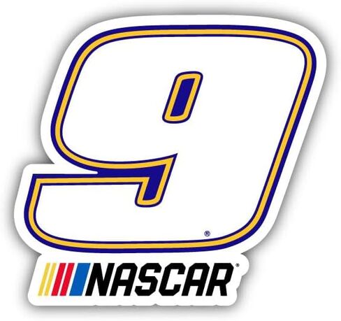 ملصق من الفينيل مقاس 8 بوصة مرخص رسميًا من R and R Imports #9 Hendricks Motorsports in Saudi Arabia
