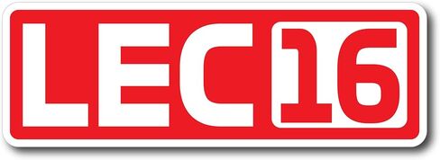 LEC 16 Sticker - LEC001 in Saudi Arabia