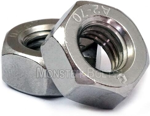 MonsterBolts - #3-48 Hex Nuts, Stainless Steel, 10 Pack in Saudi Arabia