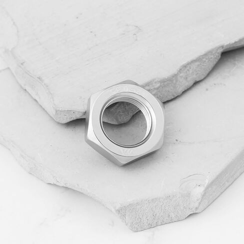 ECSiNG 4Pcs M18x1.5 Hexagon Nuts 304 Stainless Steel Fine Thread Nut 27x9mm for Car Toys Furniture in Saudi Arabia