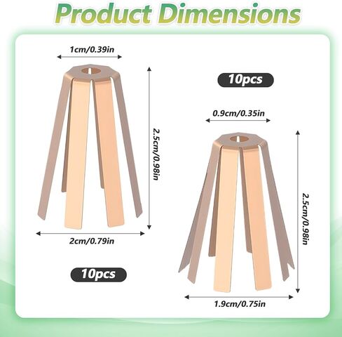 10Pcs Universal Brass Golf Shaft Adapter Shims, Fits .335, .350, .355, .370 Iron Shafts, Golf Ferrules for Golfs Enthusiasts, Professionals in Kuwait