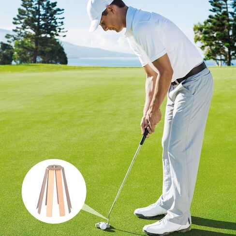 10Pcs Universal Brass Golf Shaft Adapter Shims, Fits .335, .350, .355, .370 Iron Shafts, Golf Ferrules for Golfs Enthusiasts, Professionals in Kuwait