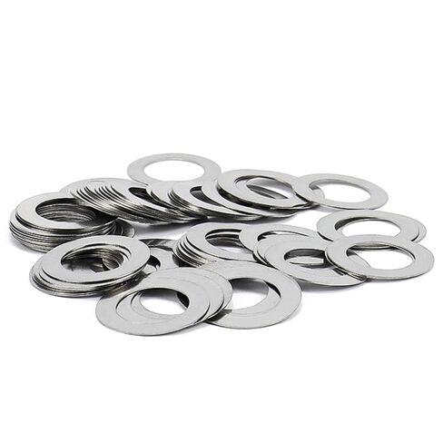 Washers,Flat Washer, Lock washers 100pcs Ultra Thin Gasket Thickness 0.5mm Precision Adjusting, M3 M4 M5 Stainless Steel Flat Washer(M3x7) in Kuwait