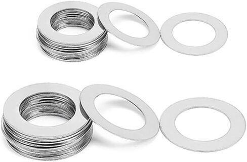 Washers,Flat Washer, Lock washers 50pcs DIN988 Ultra Thin Gasket, Thickness 0.5mm Precision Adjusting, M6 M7 M8 Washers for Screws(M6x12) in Kuwait