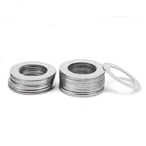 Washers,Flat Washer, Lock washers 10pcs Precision Adjusting Gasket, Thickness 0.1mm Stainless Washer, M22 M25 M28 M30 Thin Assortment(M22x30) in Saudi Arabia