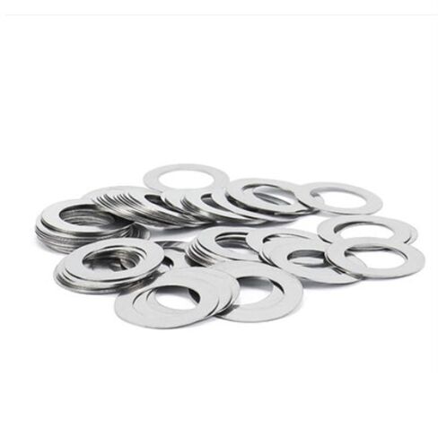 Washers,Flat Washer, Lock washers 10pcs Precision Adjusting Gasket, Thickness 0.1mm Stainless Washer, M22 M25 M28 M30 Thin Assortment(M22x30) in Saudi Arabia