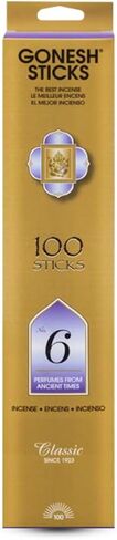 Gonesh Classic Collection #6 Incense (4 Pack), 4 Piece, Gold in Saudi Arabia
