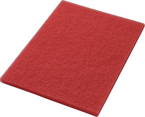 Americo Manufacturing 40441420 Red Buffing Floor Pad Rectangle (Three Pack of 5), 14" x 20" in Kuwait
