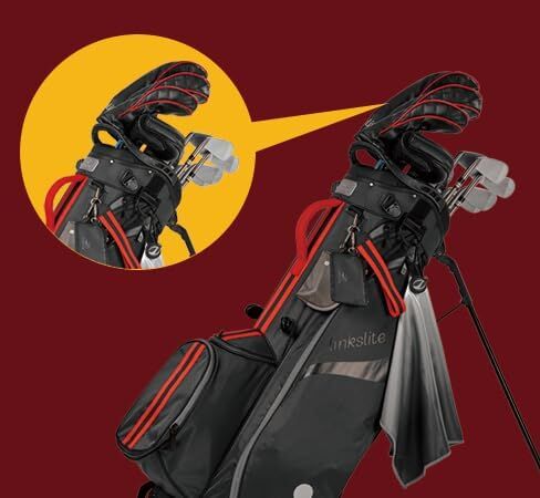 Golf Headcovers Set of 3 Driver, Fairway, Hybrid Waterproof PU Leather Scratch‑Resistant Plush Lining, Premium Gift Box in Kuwait