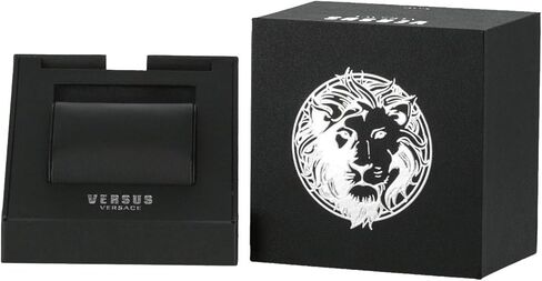 ساعة Versus Versace Covent Garden Petite Collection الفاخرة للنساء مع حزام أزرق وقرص يتميز بهيكل ذهبي وردي in Saudi Arabia