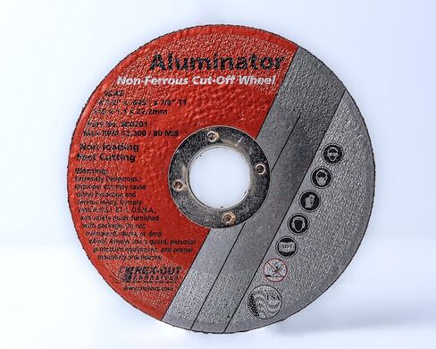 عجلة قطع الألمنيوم 6 × 045 × 7/8 بوصة T1 (25 حزمة) in Kuwait