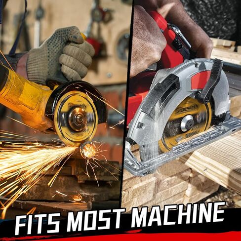 Sbestily Diamond Cutting Wheel 4 1/2 x 7/8 Inch for Metal, Cut Off Wheels with 5000+ Cuts on Rebar, Steel, Iron,INOX, Ceramic, Tiles, Angle Grinder Attachment Cutting Blades (3PCS) in Kuwait