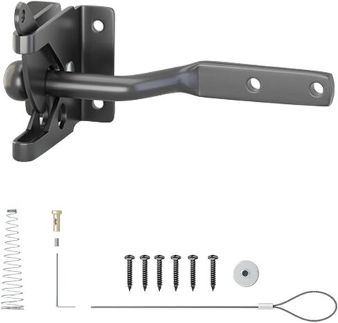 Latch Lock External Wooden Door Multifunction for Garden Self Locking Universal Hardware Gate Latch Security Lightweight in Saudi Arabia