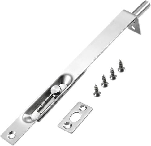 Door Lock,Gate Bolt Stainless,Slide Bolt,Concealed French Door Lock, Metal Flush Latch Bolts for French Doors, Composite Doors, Door Latch, ?Brush Stainless Steel Finish in Saudi Arabia