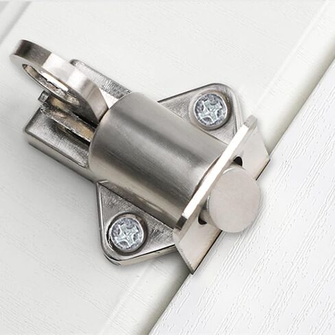 Latch Lock Automatic Spring Loaded Latch Zinc Alloy Security Gate Furniture Door Lock for Doors Cabinets Drawers Windows in Saudi Arabia