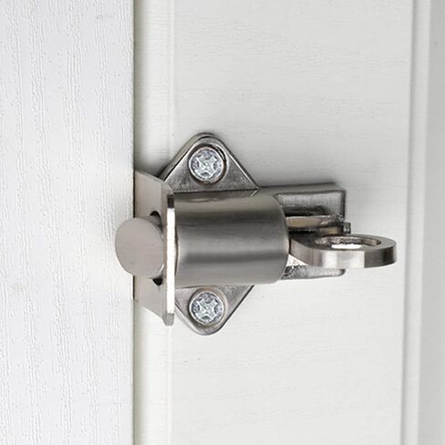 Latch Lock Automatic Spring Loaded Latch Zinc Alloy Security Gate Furniture Door Lock for Doors Cabinets Drawers Windows in Saudi Arabia