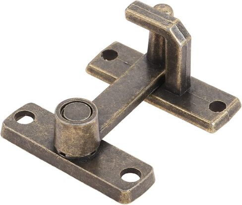 Slide Latch,Gate Bolt Lock,Bolt Sliding Door Lock, 1 PC Bronze Guard Latch Bolt with Screws Sliding Window Door Lock Handle Metal Door Latch Home Safety Chain Door Home Hardware in Saudi Arabia