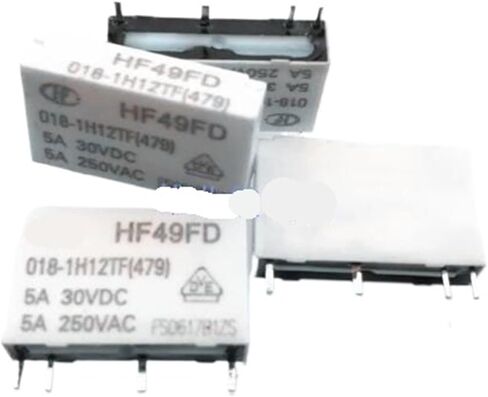18 فولت تتابع HF49FD 018-1H12TF 18vdc HF49FD0181H12TF 18VDC DC18V 5A 250VAC 4pin in Kuwait