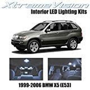 XtremeVision Interior LED for BMW X5 (E53) 1999-2006 (16 Pieces) Cool White Interior LED Kit + Installation Tool
