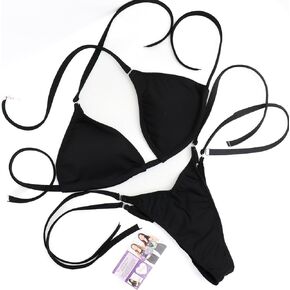 Angel Competition Bikinis NPC/IFBB Black Bikini Posing Practice Suit