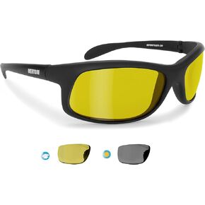 Bertoni Photochromic Polarized Sunglasses Cycling Fishing Watersports Running Ski P545FT Italy Sporting Windproof Glasses