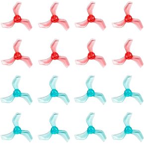 Gemfan 1635 40mm 3-Blade Props with 1.5mm Shaft Micro Whoop Drone Props for 1103-1105 Brushless Motor 16pcs 8CW 8CCW…